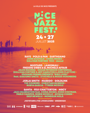 Le Nice Jazz Festival est de retour cet été du 24 au 27 juillet !