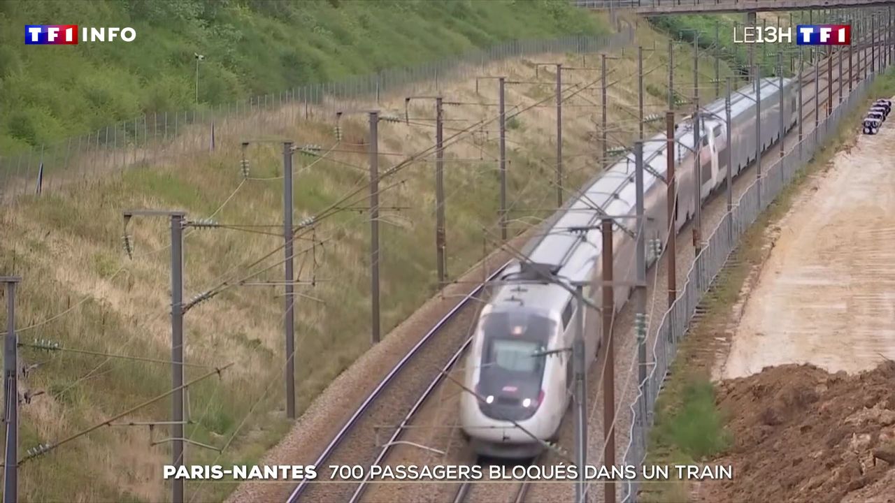 Paris-Nantes : 700 passagers bloqués dans un train