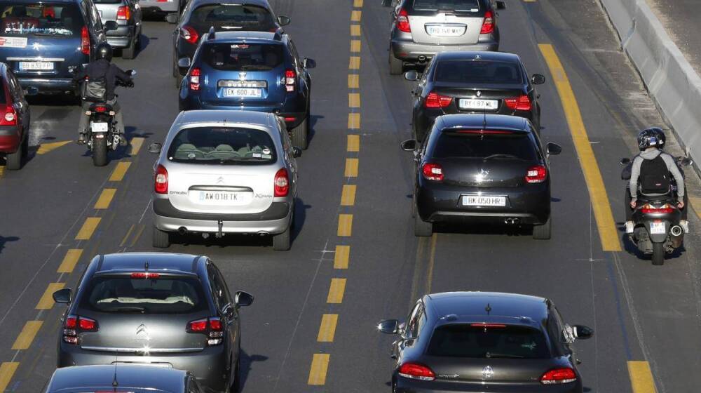 un accident à Gignac provoque un bouchon important sur l'A55 à la sortie de Marseille
