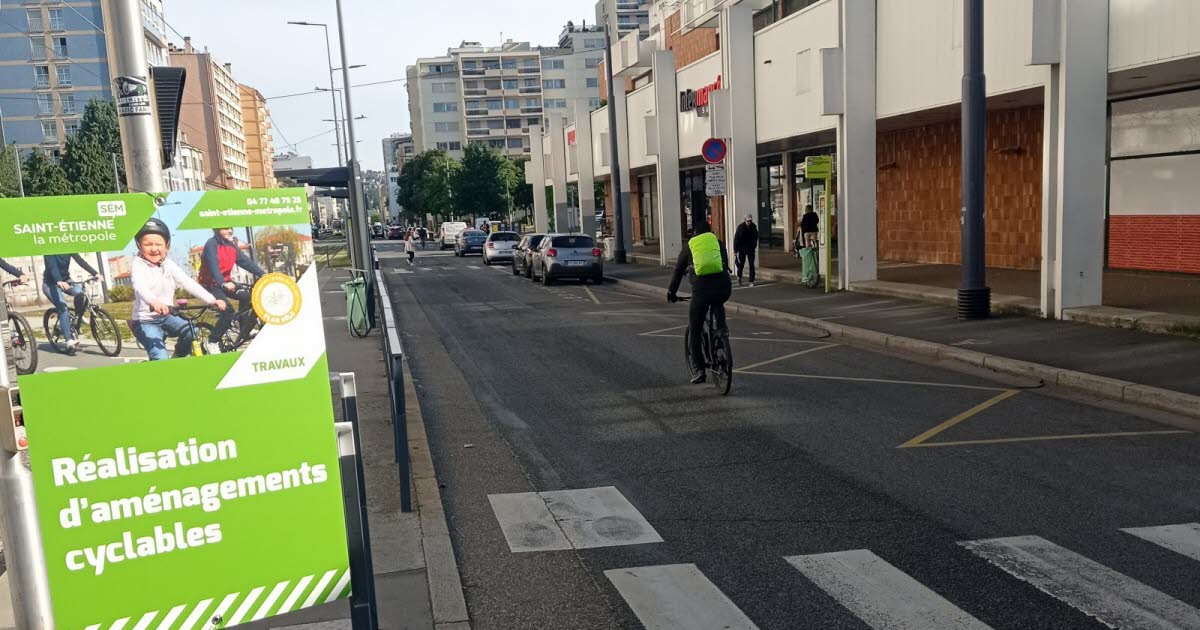 Saint-Étienne. Une piste cyclable de plus d’un kilomètre va être aménagée rue Bergson