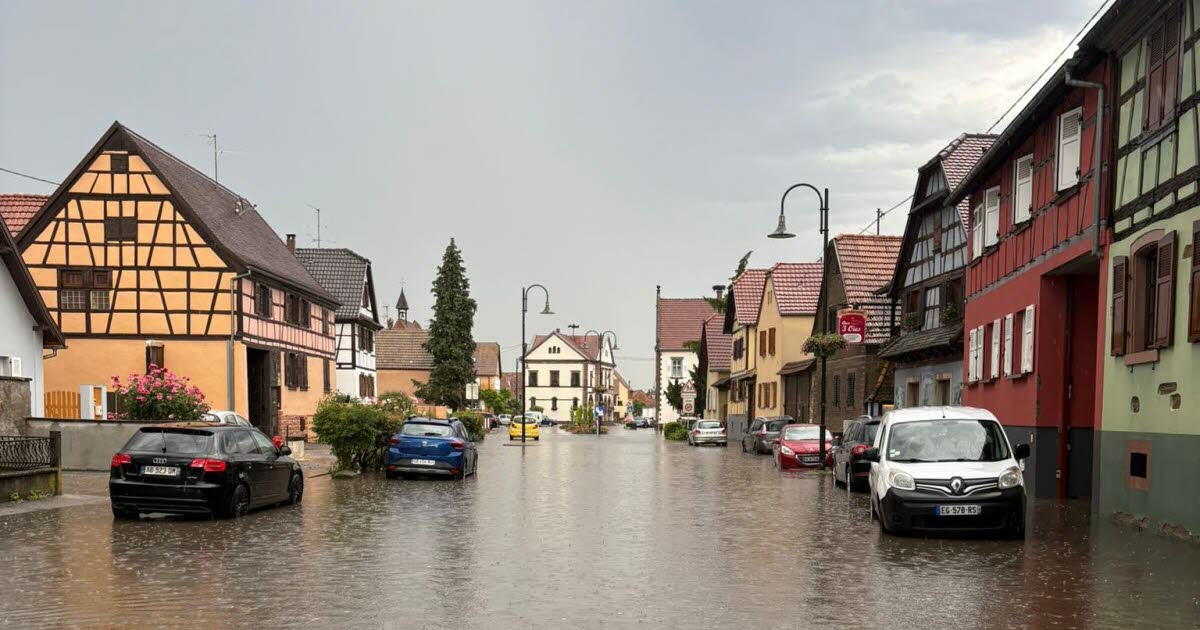 Alsace. Des trombes d'eau sur Valff et sur plusieurs communes du secteur d'Obernai - DNA