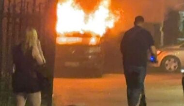 une voiture incendiée à Nancy