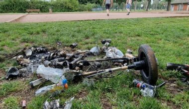 Meurthe-et-Moselle. Une poussette incendiée au parc de l’Embanie à Heillecourt