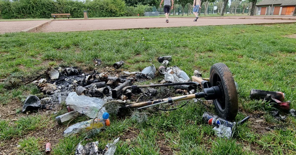 Meurthe-et-Moselle. Une poussette incendiée au parc de l’Embanie à Heillecourt