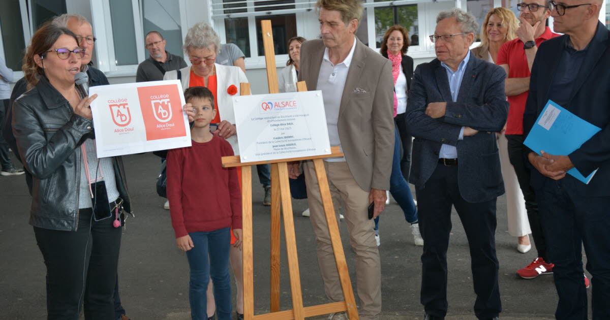 Bischheim. Après trois ans de travaux, le collège du Ried devient officiellement le « collège Alice-Daul »
