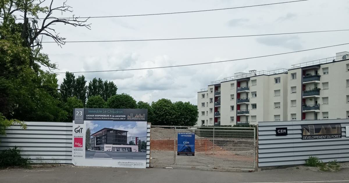 Saint-Étienne. L’ancien hôtel Le Chaudron vert a été démoli, le futur projet en attente