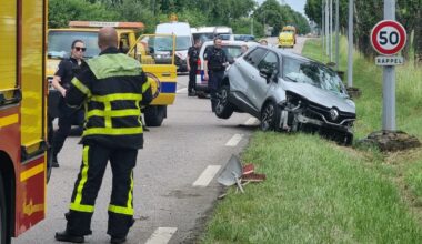 deux blessés dont une femme désincarcérée