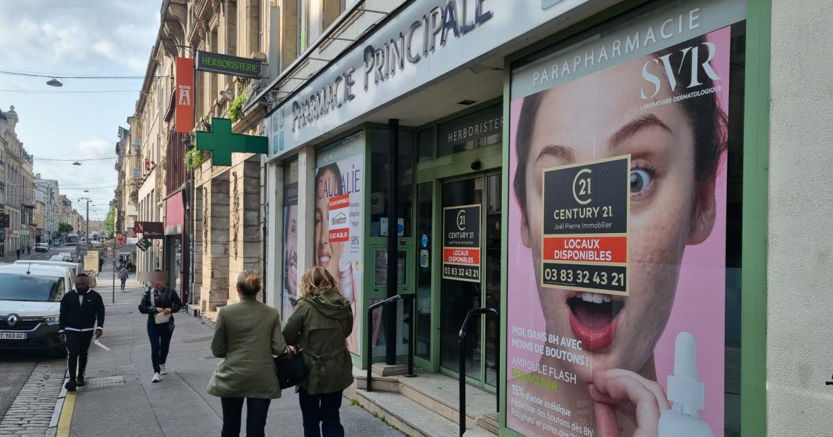Nancy. La pharmacie principale, rue Saint-Dizier, met la clé sous la porte