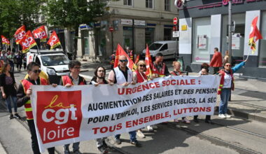 300 manifestants ce jeudi à Saint-Etienne