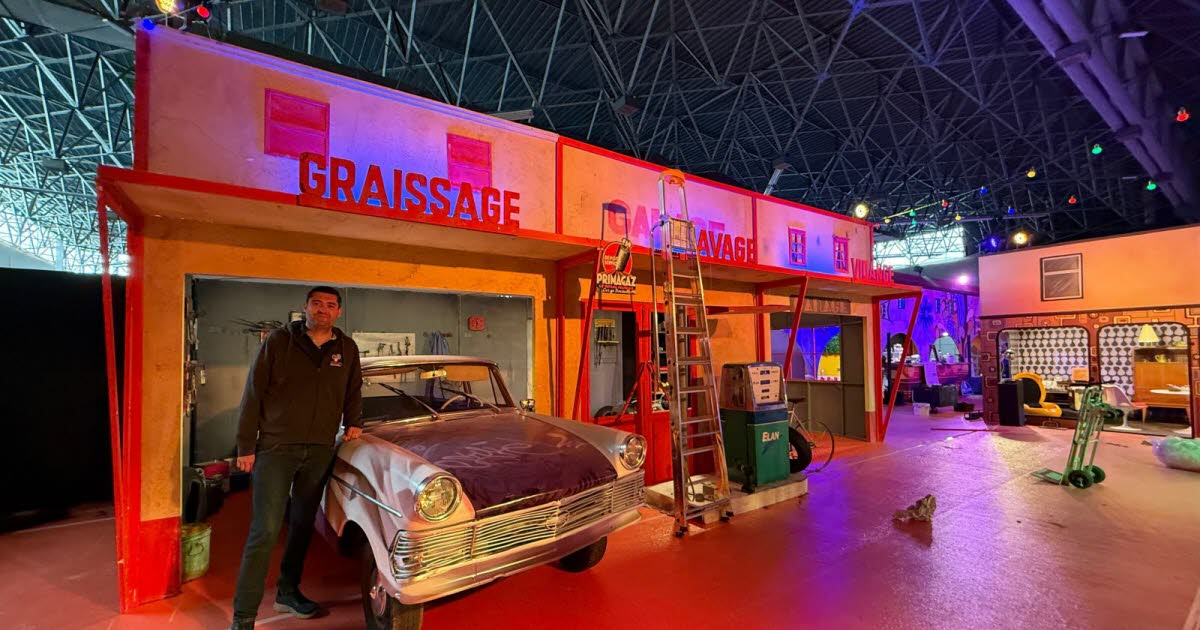 un voyage vers les sixties, avec de nombreux décors, sera le fil conducteur
