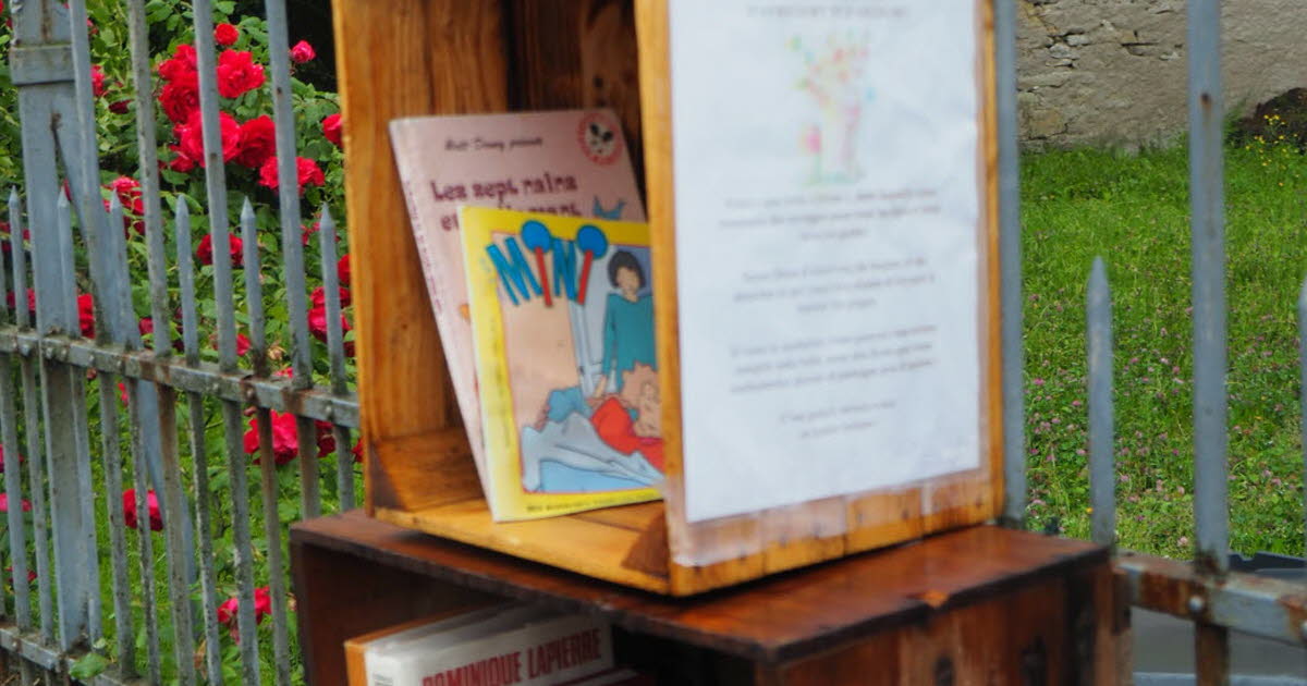 Avricourt. Une boîte à livres installée grande rue