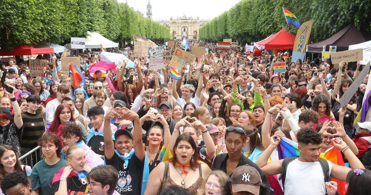 Nancy. Plus de 2000 personnes dans le cortège de la marche des fiertés