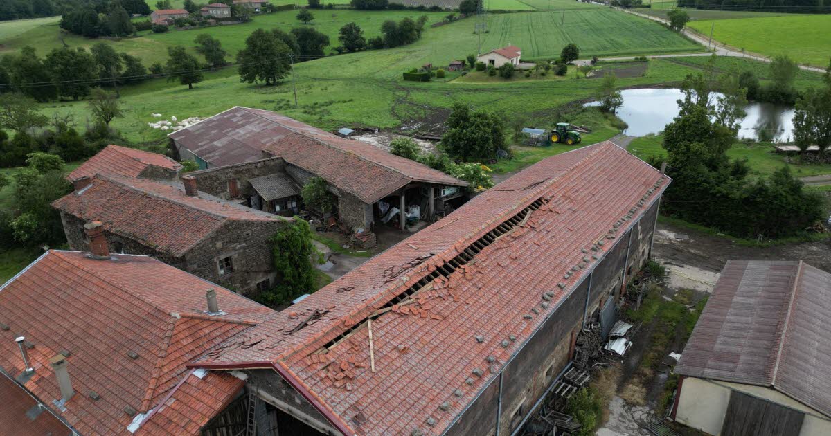 une ferme lourdement touchée à Roche-la-Molière