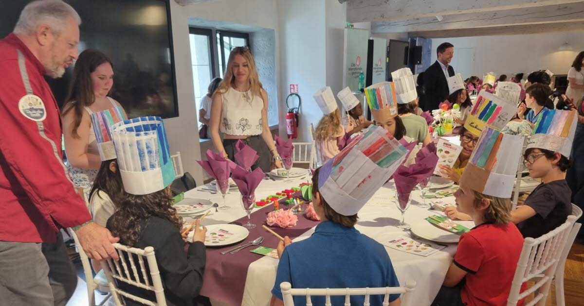 Lyon. Ces petits écoliers notent les recettes d’un chef pour les mettre ou non au menu de leur cantine