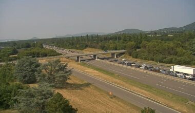 toujours des difficultés sur l'A7, 2h10 pour faire Orange-Lyon