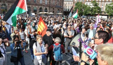 plus de 1 000 personnes rassemblées à Strasbourg, Mulhouse et Colmar
