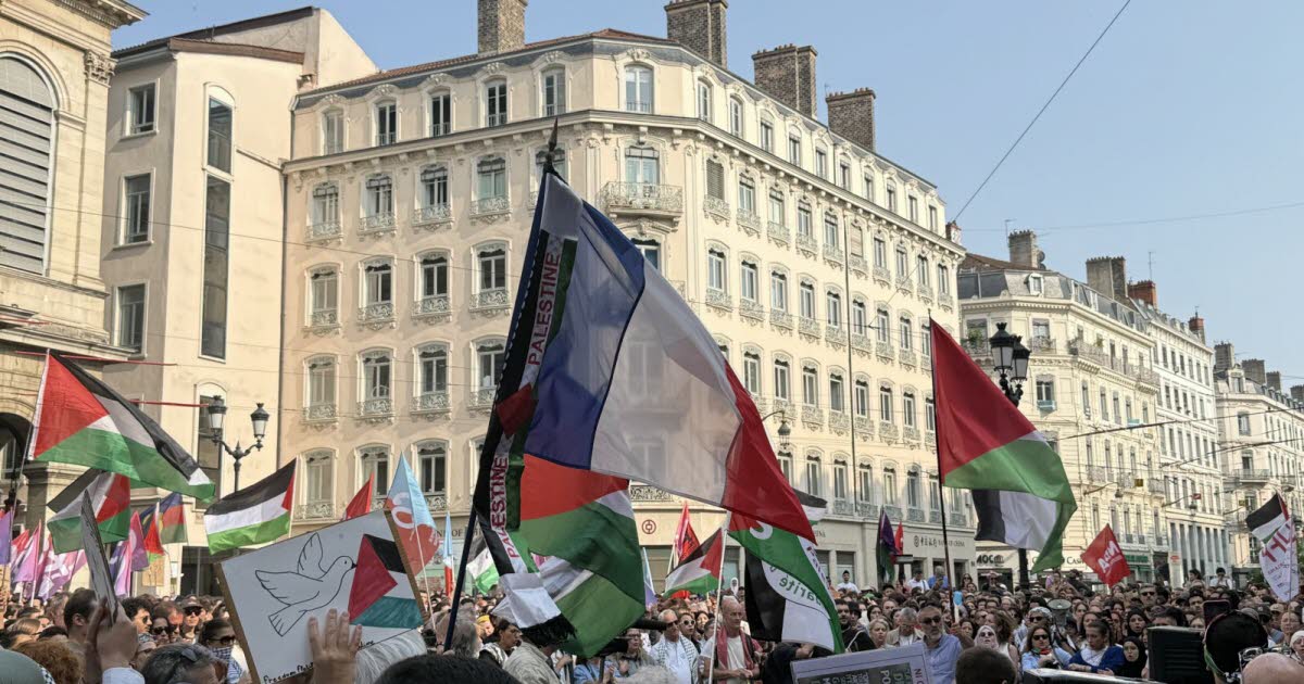 Lyon. Une place pleine en soutien à la Freedom Flotilla