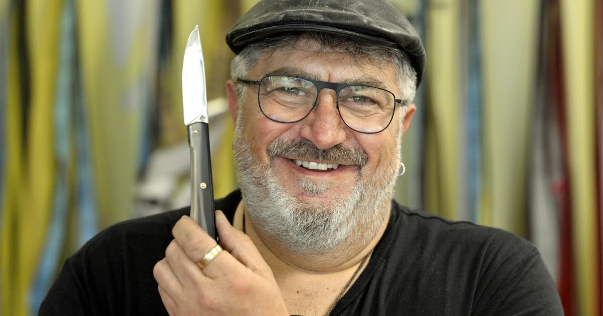 Nancy. Le coutelier Jean-Claude Hajdas au marché central
