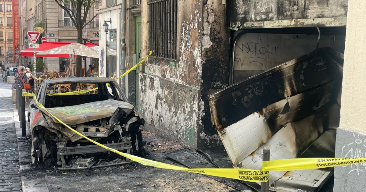 Lyon. Une voiture incendiée rue de l’Abbé-Rozier