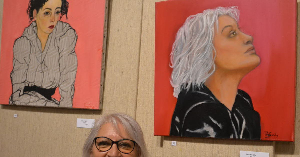 Le Creusot. Carla Vega aime partager sa passion pour la peinture et le dessin