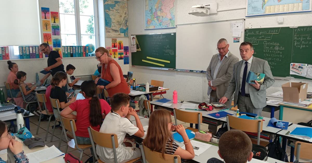 le livre pour les vacances distribué à la vingtaine d’élèves de CM2