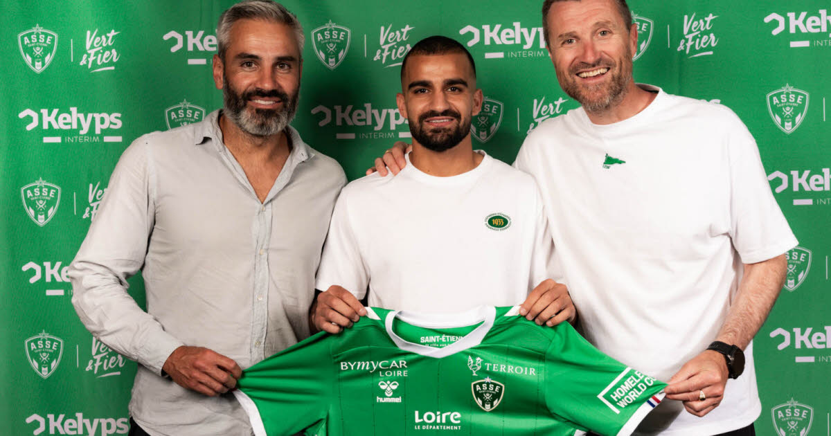 « Je suis un milieu de terrain travailleur » : l'ASSE officialise l'arrivée de Jaber - Le Dauphiné Libéré