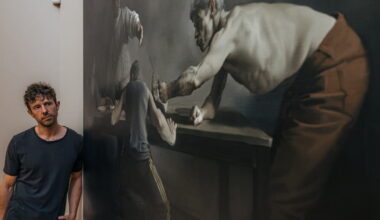 En images. Le Caravage des temps modernes pose ses valises (et peintures) au musée de Grenoble