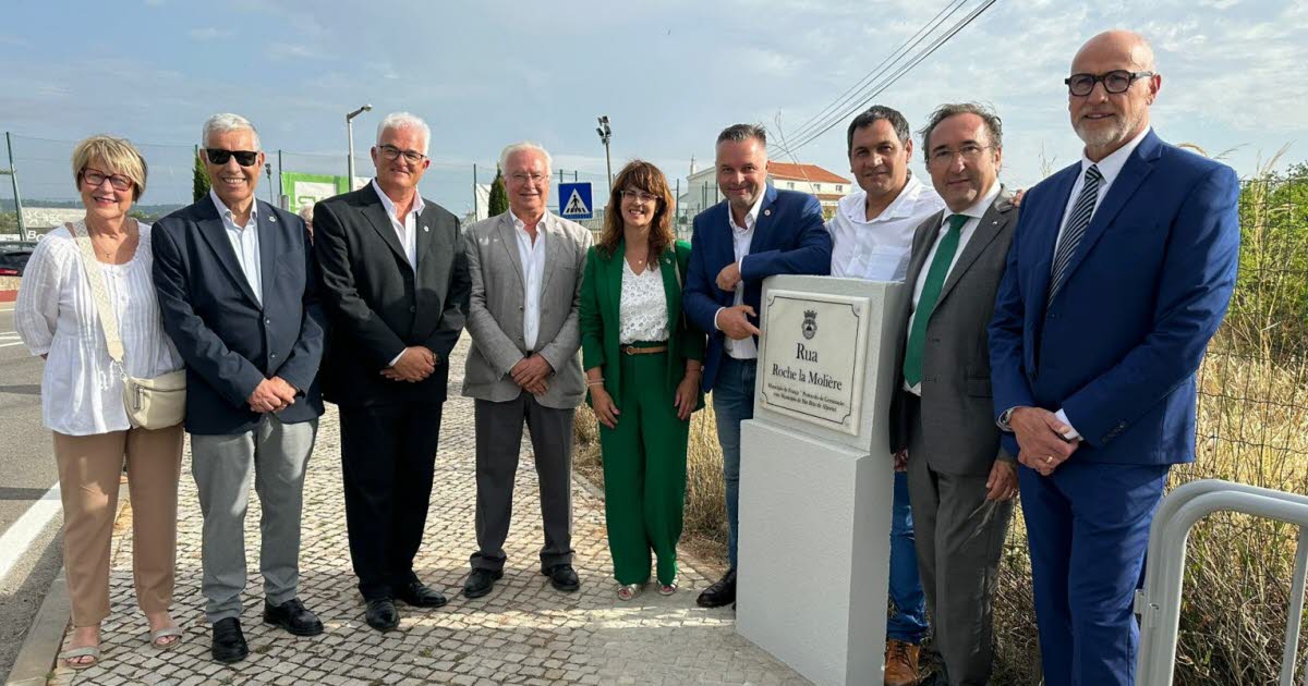 Roche-la-Molière. Une rue « Roche-la-Molière » inaugurée à São Brás de Alportel au Portugal