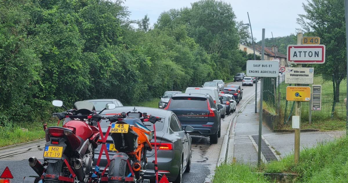 voici les cartes des déviations