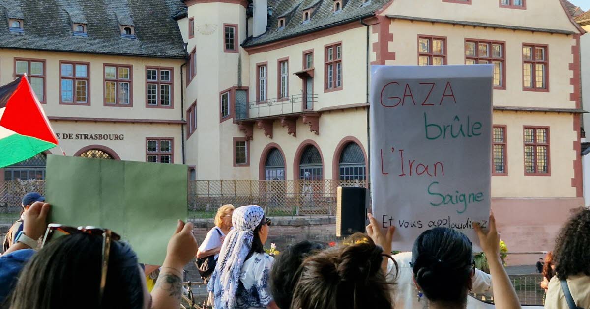 Strasbourg. Une manifestation conjointe pour la paix en Iran et à Gaza