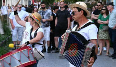 pluie de son et de chansons sur la ville