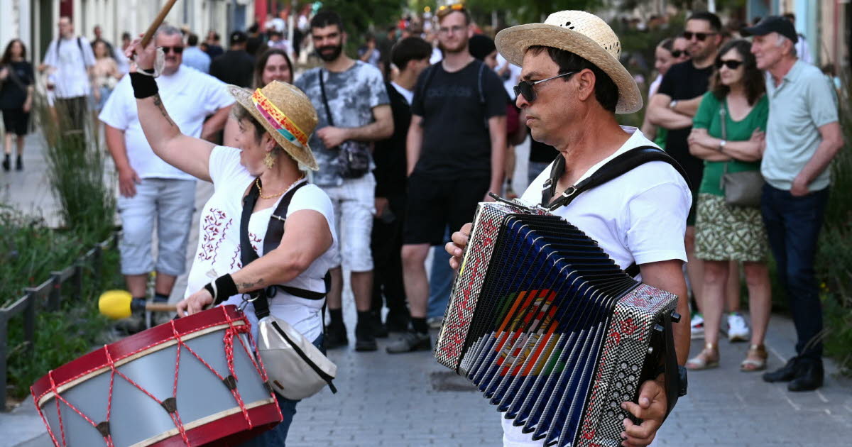 pluie de son et de chansons sur la ville