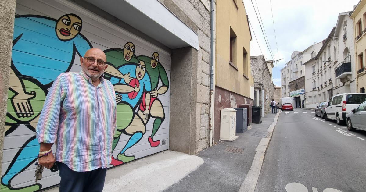 Saint-Étienne. Ce riverain veut redonner des couleurs à la rue des Frères-Chappe avec du street art