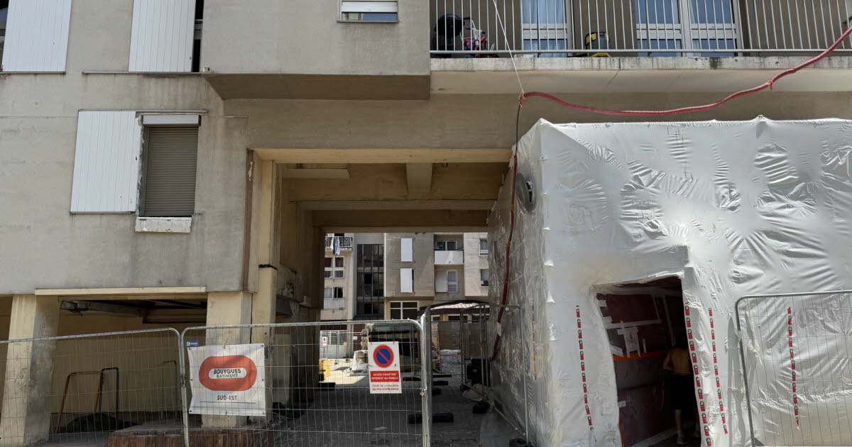 Saint-Etienne. À Tarentaize, des travaux XXL et des conditions de travail difficiles pour les agents de la Ville