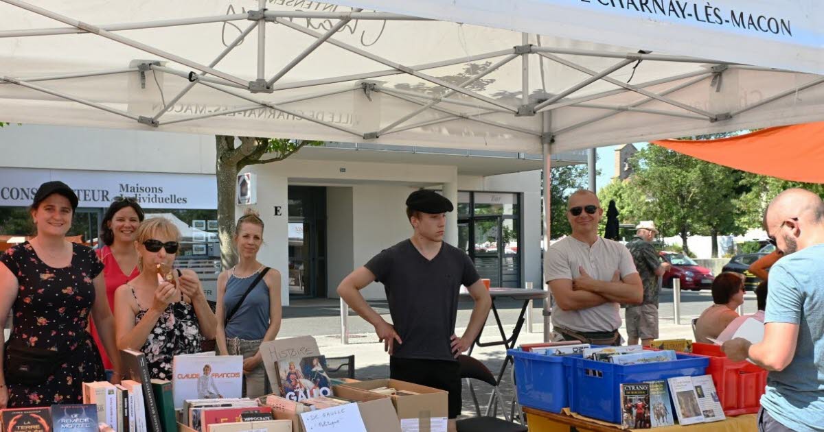 Charnay-lès-Mâcon. Le marché du livre d’occasion a encore eu du succès