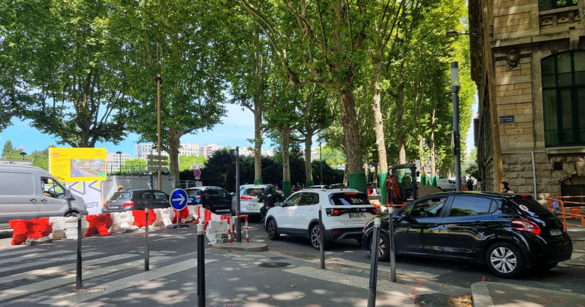 c’est parti pour les travaux de la Voie Lyonnaise 4… et les embouteillages