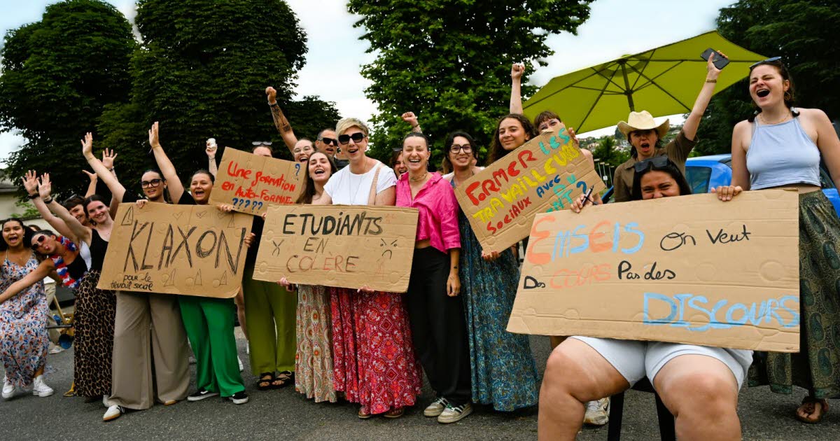 Loire. À Firminy, les futures assistantes sociales inquiètent pour leur cursus