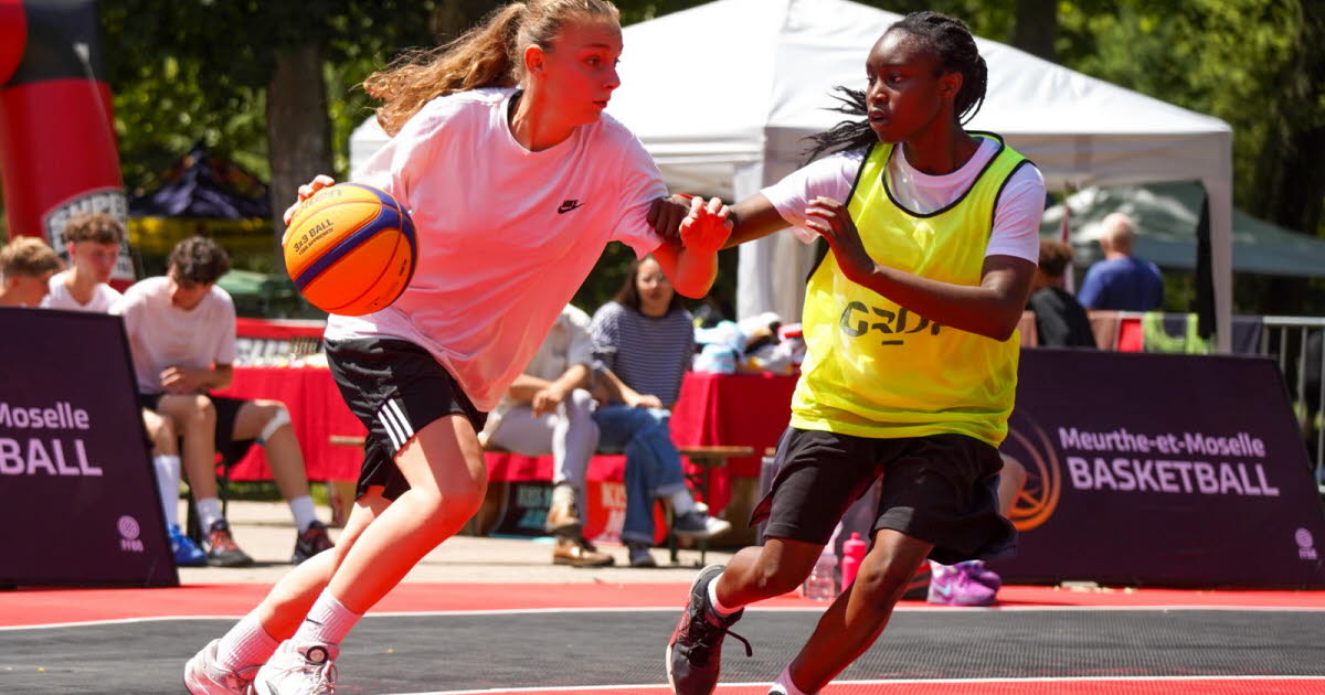 tournoi de 3x3 à Nancy, les jeunes à l'honneur dans le parc de la Pépinière
