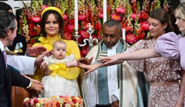 La princesse Estelle devient marraine pour la première fois au baptême de sa cousine Ines