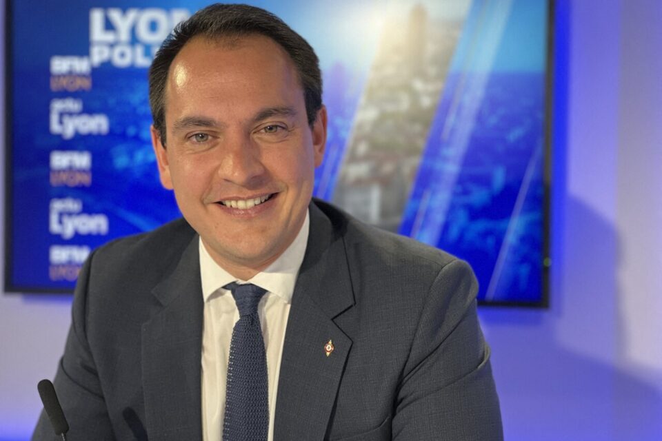 Pierre Oliver, maire LR du 2e arrondissement de Lyon, qui sera candidat aux municipales 2026.