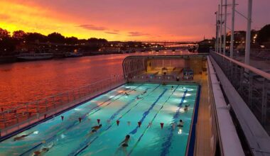 la liste par arrondissement des piscines découvertes et bassins extérieurs