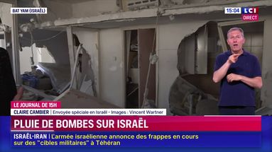 Pluie de bombes en Israël, au 6ème jour de la guerre avec l'Iran