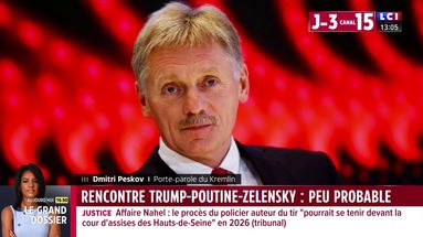 Rencontre Trump-Poutine-Zelensky : "peu probable", selon le Kremlin
