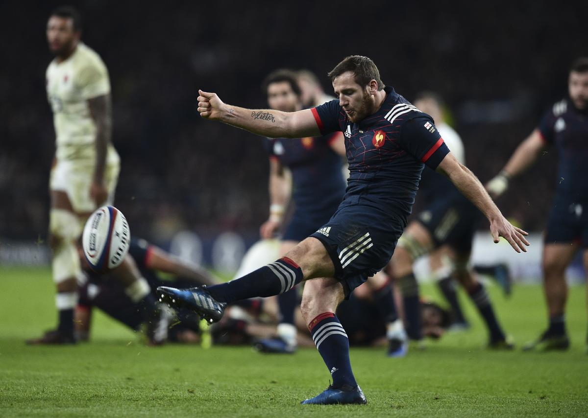 Camille Lopez, ici lors du Tournoi des six nations 2017 où il a terminé meilleur réalisateur avec 67 points.