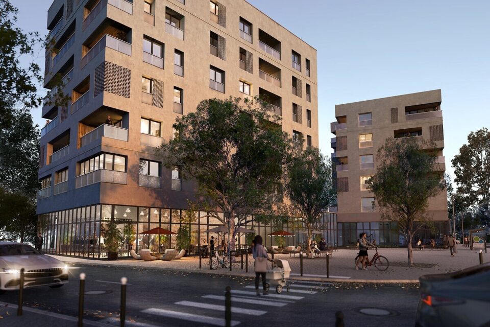 Chaque logement aura une place de parkign en sous-sol.