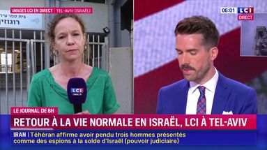 Retour à la vie normal en Israël, LCI à Tel-Aviv