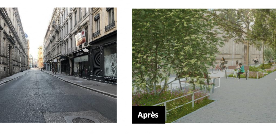 La rue de Serlin le long de l'hôtel de ville va être réaménagée. 