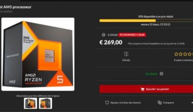 Le processeur AMD Ryzen 5 7600X3D est désormais disponible en France à un tarif sympathique ! - Cowcotland