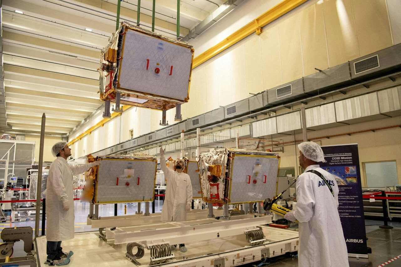 Construits par Airbus à Toulouse, ces satellites ont pris leur envol pour une mission très spéciale