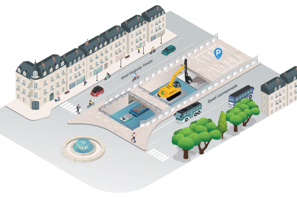 Schéma de la méthode de déconstruction retenue avec l'entreprise Charier TP.